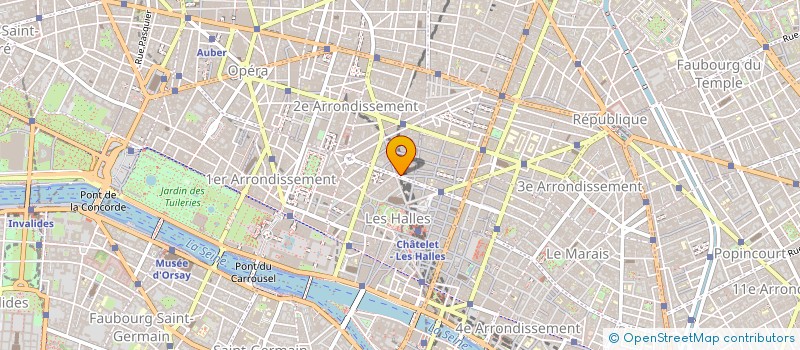 localisation de l'entreprise LES EDITEURS SARL  PARIS