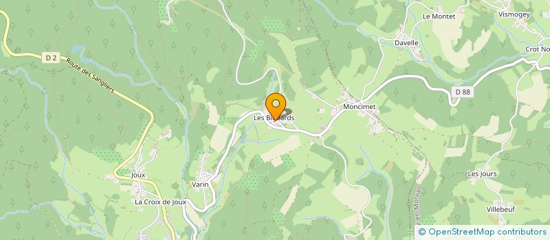 localisation de l'entreprise LES EDITIONS 26-22  ANOST