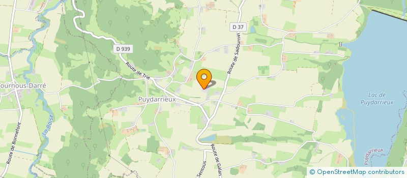 localisation de l'entreprise LES EDITIONS ANGLO-GASCON  PUYDARRIEUX