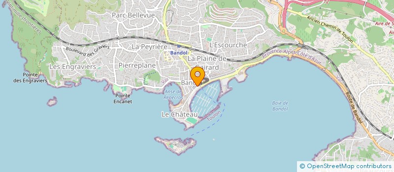 localisation de l'entreprise LES EDITIONS ARIS à BANDOL