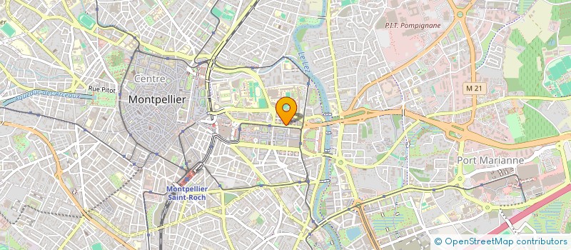 localisation de l'entreprise LES EDITIONS AXONE à MONTPELLIER