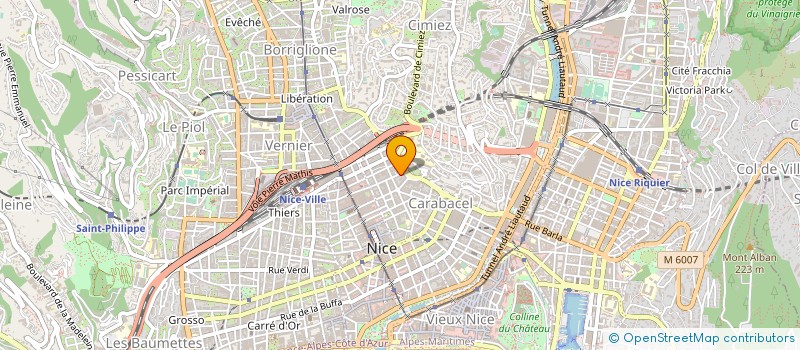 localisation de l'entreprise LES EDITIONS AZUREENNES à NICE
