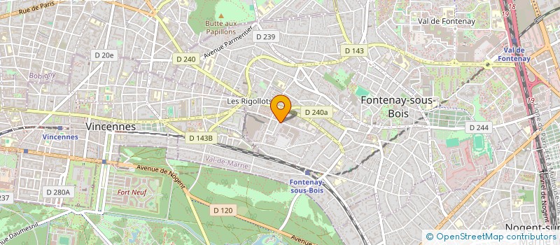 localisation de l'entreprise LES EDITIONS BALDA & CRISTOBAL à FONTENAY-SOUS-BOIS