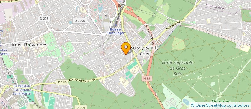 localisation de l'entreprise LES EDITIONS BESNIK à BOISSY-SAINT-LEGER