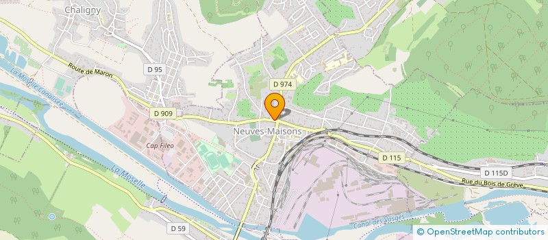 localisation de l'entreprise LES EDITIONS CARTE BLANCHE à NEUVES-MAISONS