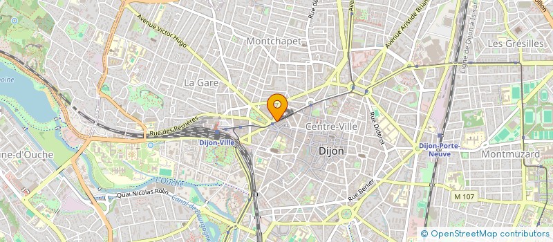 localisation de l'entreprise LES EDITIONS CAUDALIE à DIJON