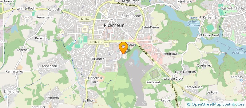 localisation de l'entreprise LES EDITIONS CLAUDE PASTOR à PLOEMEUR