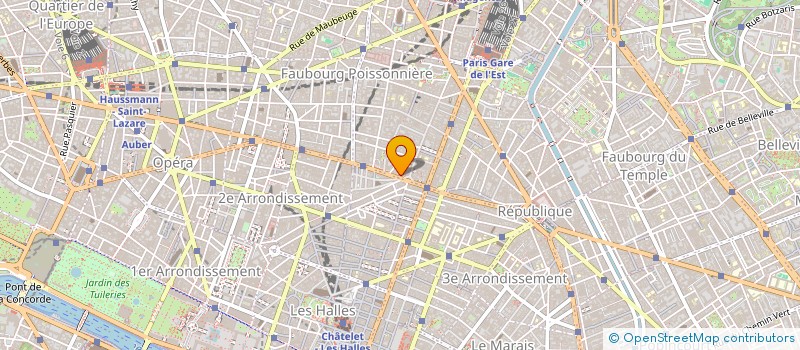 localisation de l'entreprise LES EDITIONS CLV  PARIS