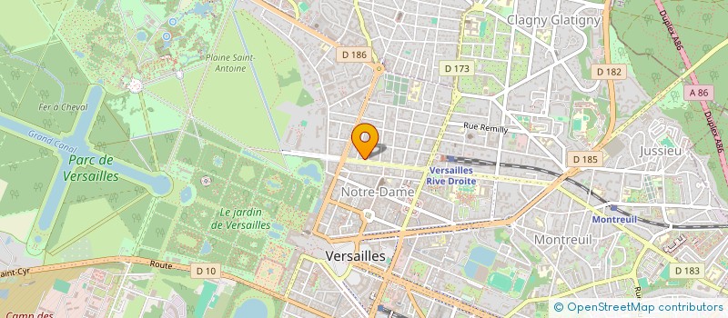 localisation de l'entreprise LES EDITIONS D'ART DE TRIANON à VERSAILLES