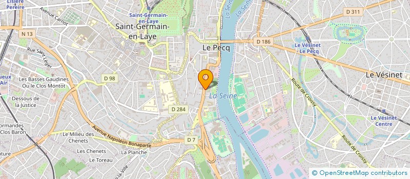 localisation de l'entreprise LES EDITIONS D'EST EN OUEST  LE PECQ