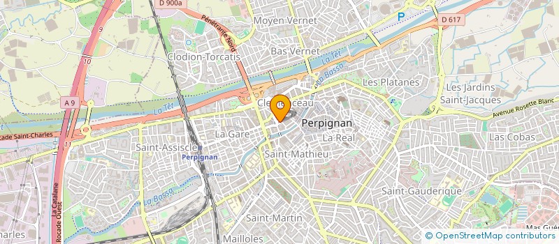 localisation de l'entreprise LES EDITIONS DE CELESTINA  PERPIGNAN