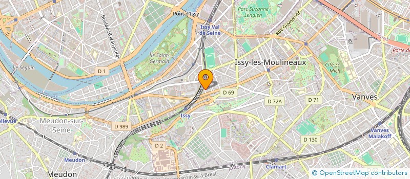 localisation de l'entreprise LES EDITIONS DE GENIE MODERNE à ISSY-LES-MOULINEAUX