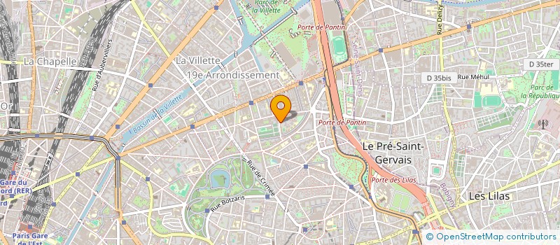 localisation de l'entreprise LES EDITIONS DE L'ABLODE  PARIS