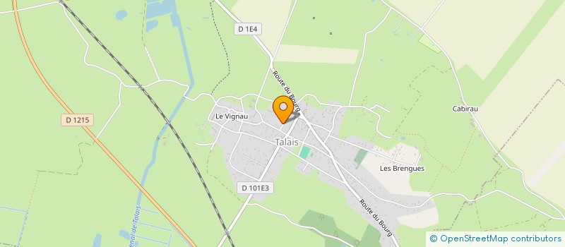 localisation de l'entreprise LES EDITIONS DE L'ESTUAIRE  TALAIS