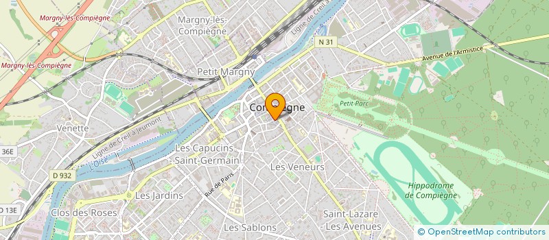 localisation de l'entreprise LES EDITIONS DE L'ETOILE à COMPIEGNE