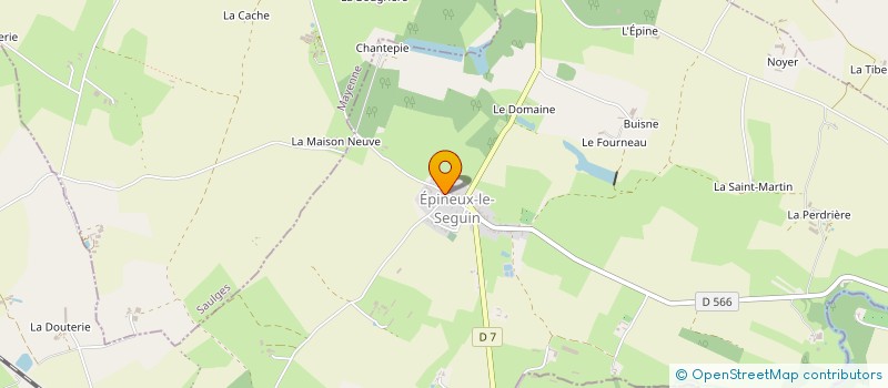 localisation de l'entreprise LES EDITIONS DE L'IMPARFAIT  VAL-DU-MAINE