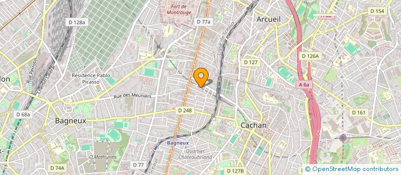 localisation de l'entreprise LES EDITIONS DE L'IMPROBABLE  CACHAN