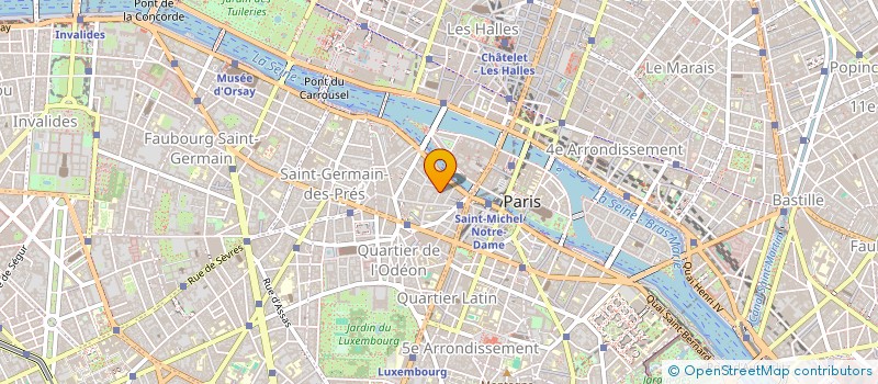 localisation de l'entreprise LES EDITIONS DE LA BASTILLE à PARIS