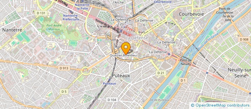 localisation de l'entreprise LES EDITIONS DE LA BISQUINE  PUTEAUX