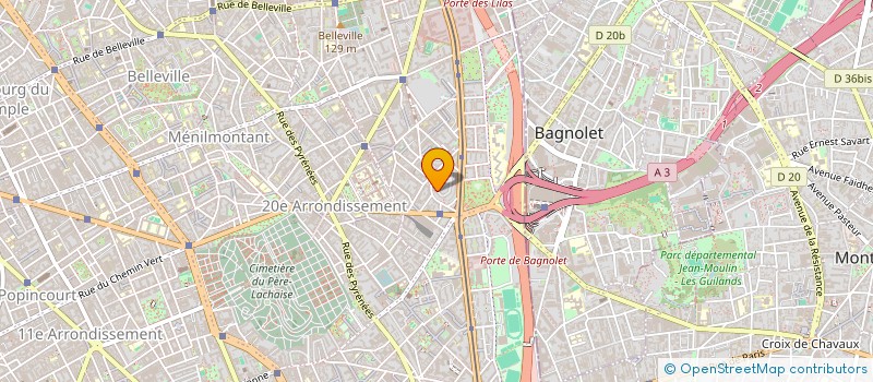 localisation de l'entreprise LES EDITIONS DE LA CAMPAGNE  PARIS