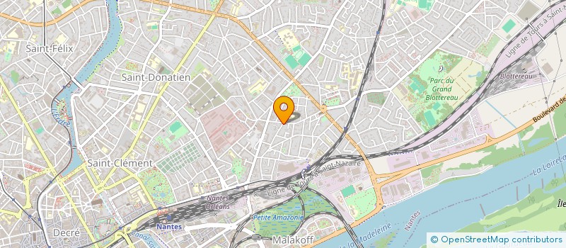 localisation de l'entreprise LES EDITIONS DE LA CHAUME à NANTES