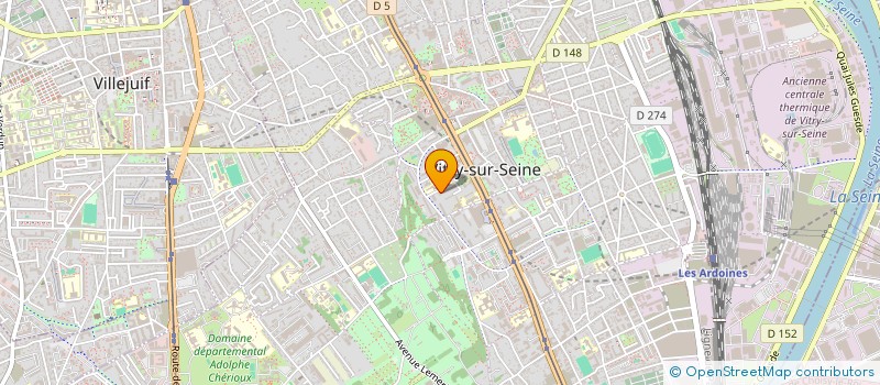 localisation de l'entreprise LES EDITIONS DE LA DIALECTIQUE à VITRY-SUR-SEINE