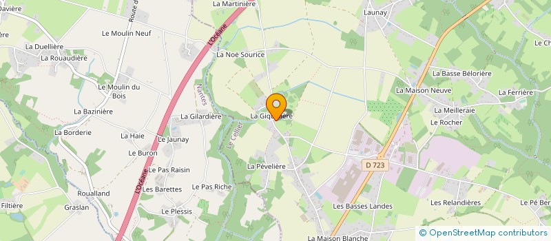 localisation de l'entreprise LES EDITIONS DE LA DUCHESSE ANNE à LE CELLIER