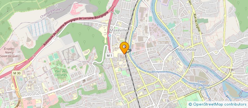 localisation de l'entreprise LES EDITIONS DE LA MAISON CLOSE  MAXEVILLE