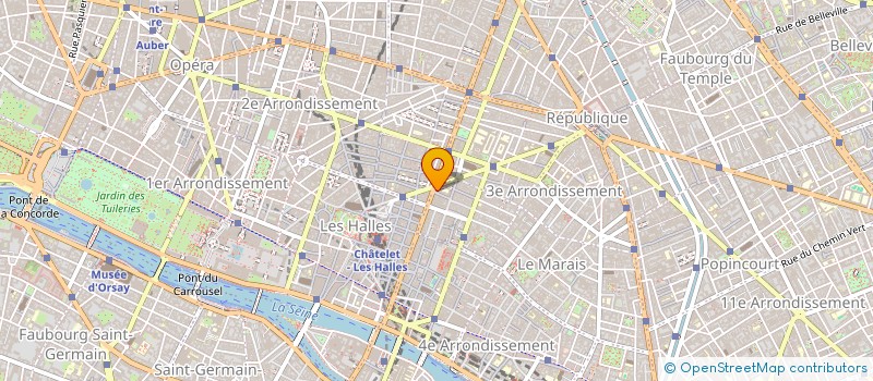 localisation de l'entreprise LES EDITIONS DE LA PIERRE ANGULAIRE à PARIS