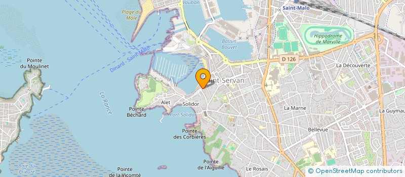 localisation de l'entreprise LES EDITIONS DE LA SABOTERIE  SAINT-MALO