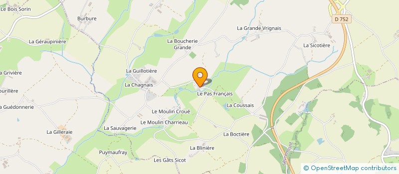 localisation de l'entreprise LES EDITIONS DE LA SEVRE à SEVREMONT