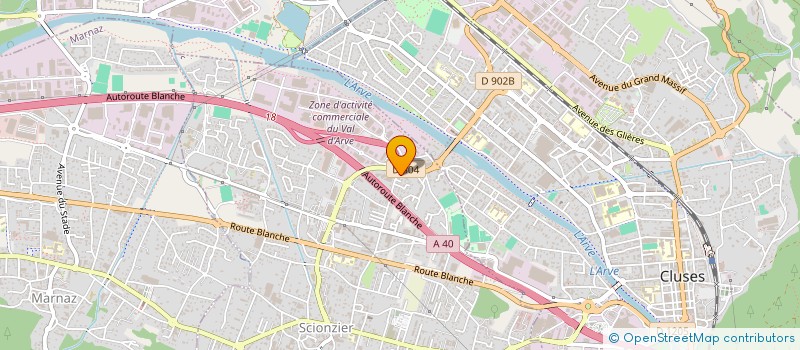 localisation de l'entreprise LES EDITIONS DE LA SORCIERE BLANCHE  SCIONZIER