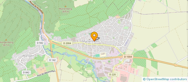 localisation de l'entreprise LES EDITIONS DE MAI à MARLENHEIM