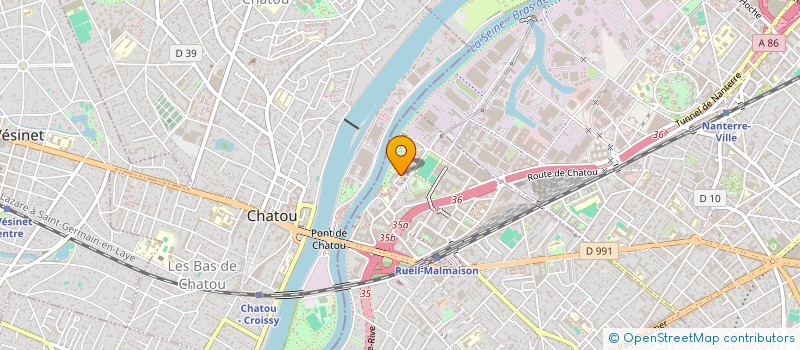 localisation de l'entreprise LES EDITIONS DE PHILAE à RUEIL-MALMAISON