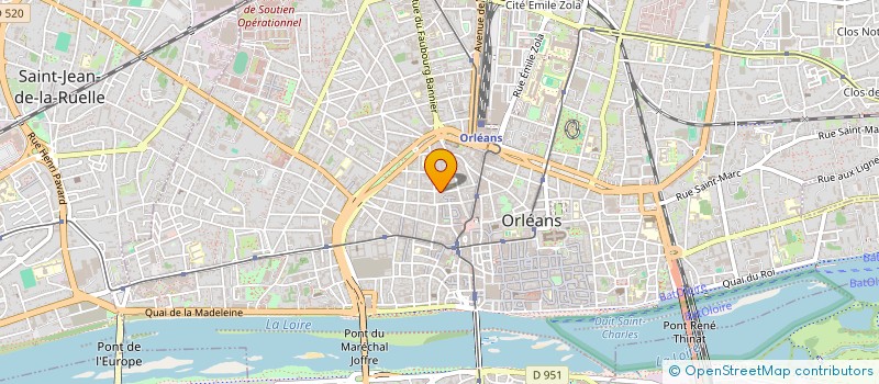 localisation de l'entreprise LES EDITIONS DEMETER à ORLEANS