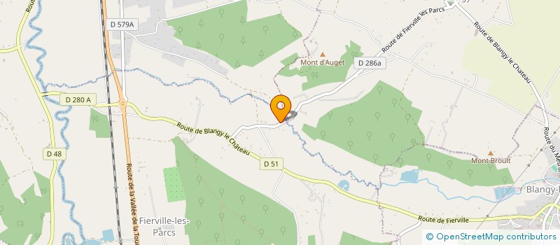 localisation de l'entreprise LES EDITIONS DERE  FIERVILLE-LES-PARCS