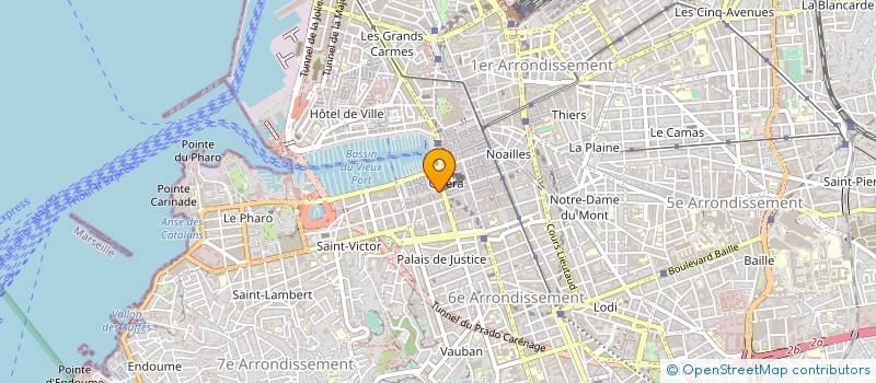 localisation de l'entreprise LES EDITIONS DES FEDERES  MARSEILLE