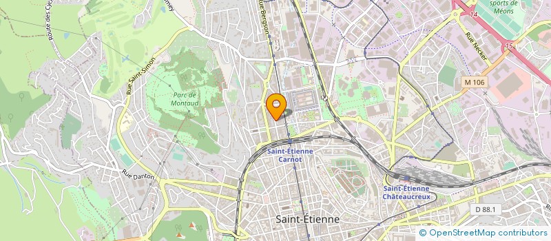 localisation de l'entreprise LES EDITIONS DES JOYEUX PENDUS à SAINT-ETIENNE
