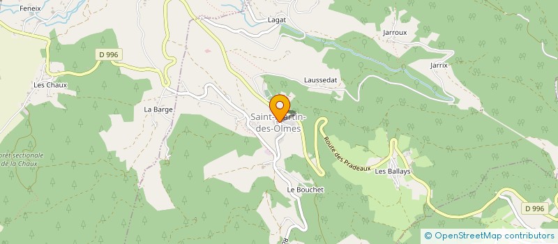 localisation de l'entreprise LES EDITIONS DES MONTS D'AUVERGNE à CHAMPETIERES