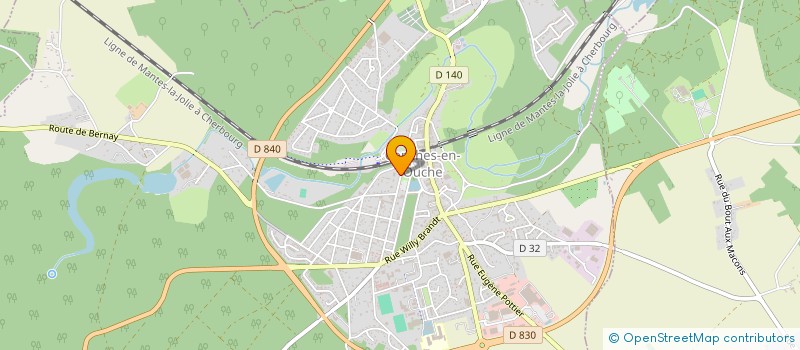 localisation de l'entreprise LES EDITIONS DES ROCHES  CONCHES-EN-OUCHE