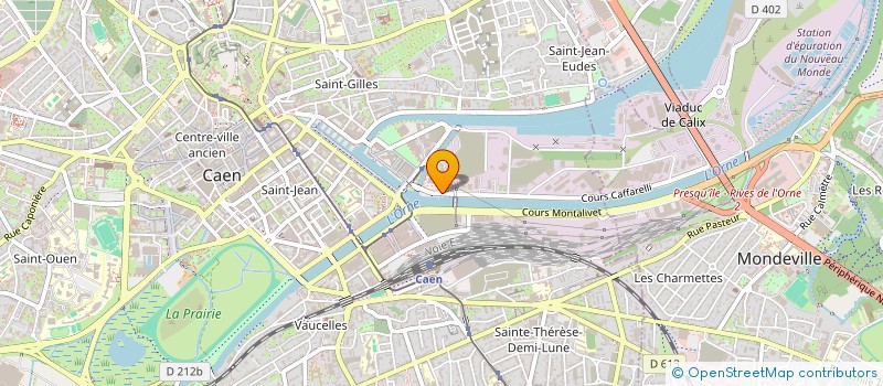 localisation de l'entreprise LES EDITIONS DISPERSEES à CAEN