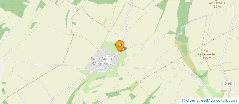 localisation de l'entreprise LES EDITIONS DU 17 BIS  SAINT-AUBIN-MONTENOY