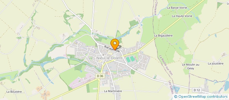 localisation de l'entreprise LES EDITIONS DU 5EME PIED à NIEUL-LE-DOLENT