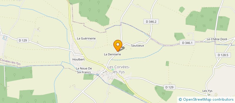 localisation de l'entreprise LES EDITIONS DU BARBOTIN à LES CORVEES-LES-YYS