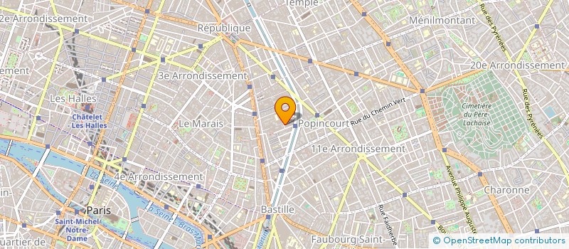 localisation de l'entreprise LES EDITIONS DU BELVEDERE  PARIS