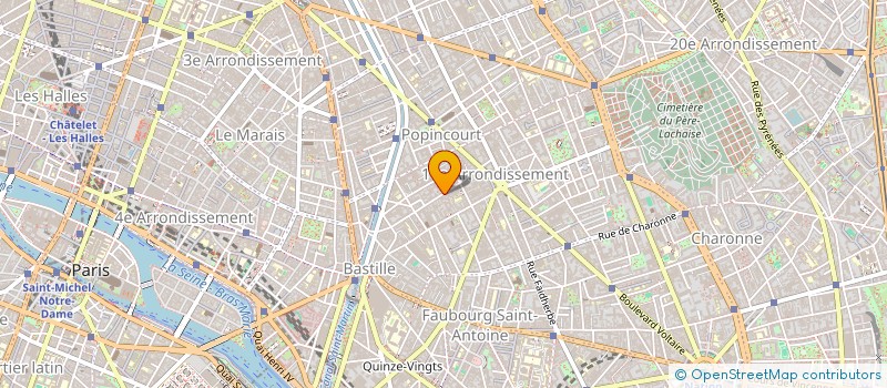 localisation de l'entreprise LES EDITIONS DU CEDRE  PARIS