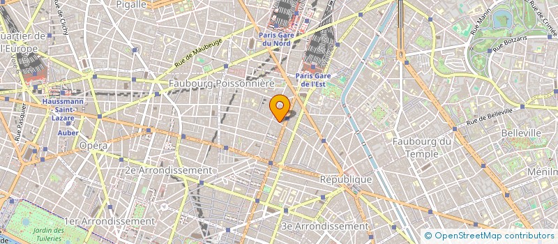 localisation de l'entreprise LES EDITIONS DU CHATEAU D'EAU  PARIS