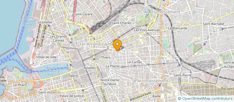 localisation de l'entreprise LES EDITIONS DU CHEMIN DES CRETES à MARSEILLE