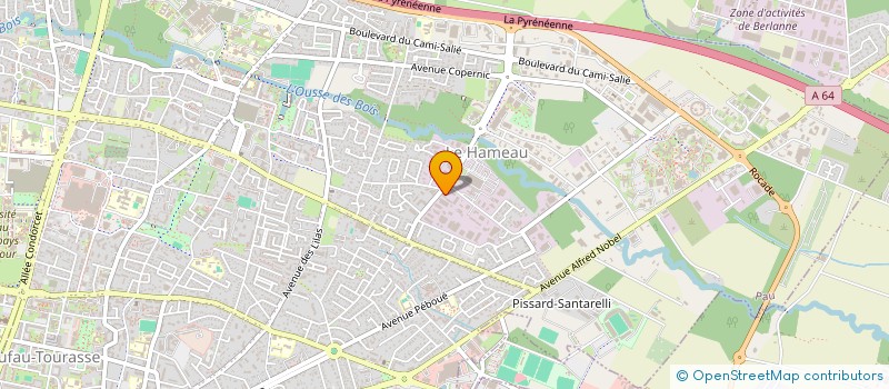localisation de l'entreprise LES EDITIONS DU HEDAS à PAU