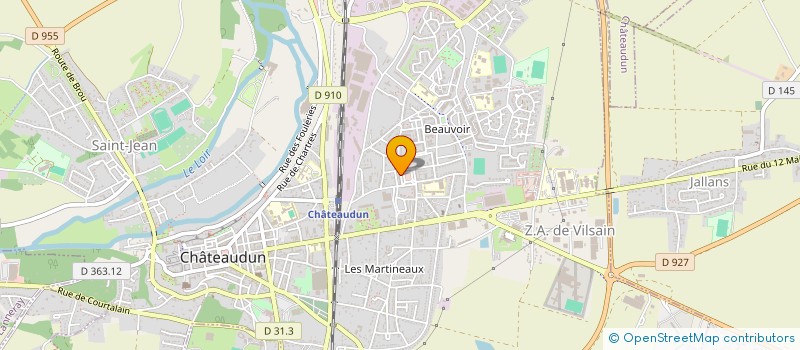 localisation de l'entreprise LES EDITIONS DU LOIR à CHATEAUDUN
